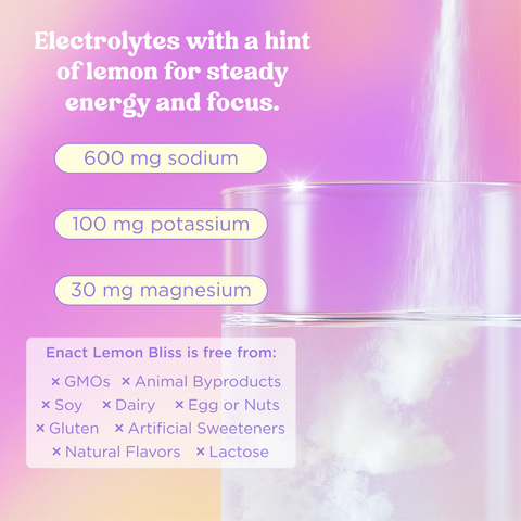 Enact Lemon Bliss Electrolyte Drink Mix