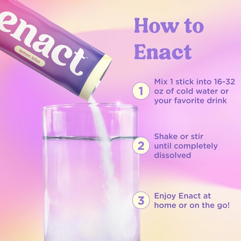 Enact Lemon Bliss Electrolyte Drink Mix