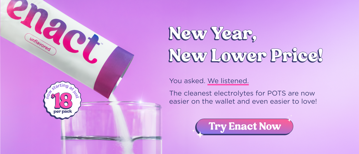 Enect Enact Hydration - High Sodium Electrolyte Mix for POTS