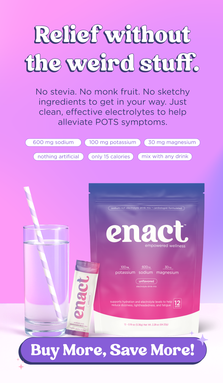 Enact Hydration - High Sodium Electrolyte Mix for POTS
